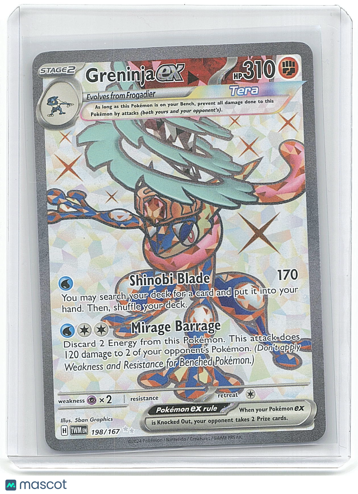 2023 Pokemon Greninja #198/167