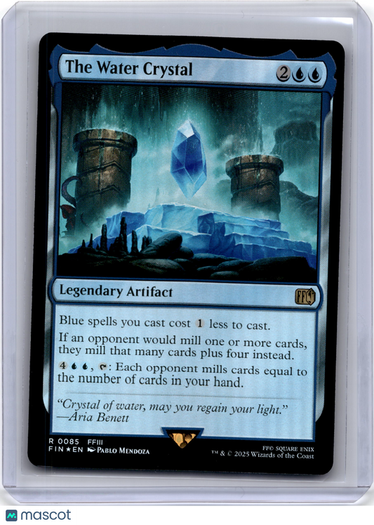 2025 Magic: The Gathering The Water Crystal Final Fantasy #R 0085 Foil