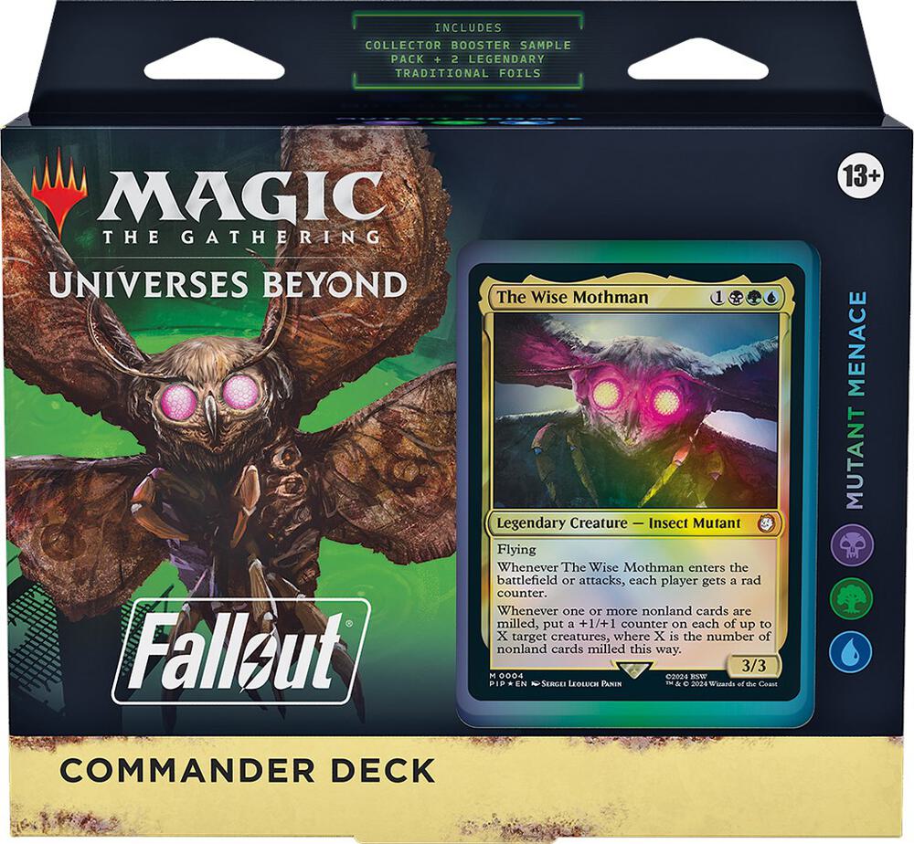 Magic The Gathering Mutant Menace (Fallout) Commander Deck