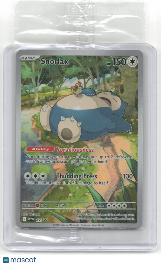 2023 Pokemon TCG Snorlax SV Black Star Promos #051