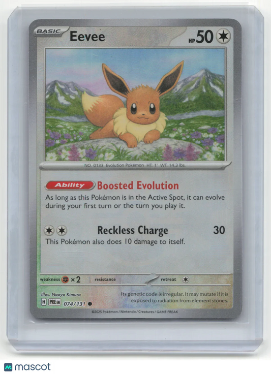 2025 Pokemon TCG Eevee Prismatic Evolutions #074/131 MasterBall Holo - Papa Joey's Collectibles