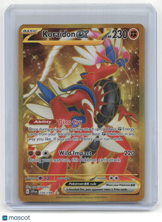 2023 Pokemon TCG Koraidon EX Scarlet & Violet #254/198
