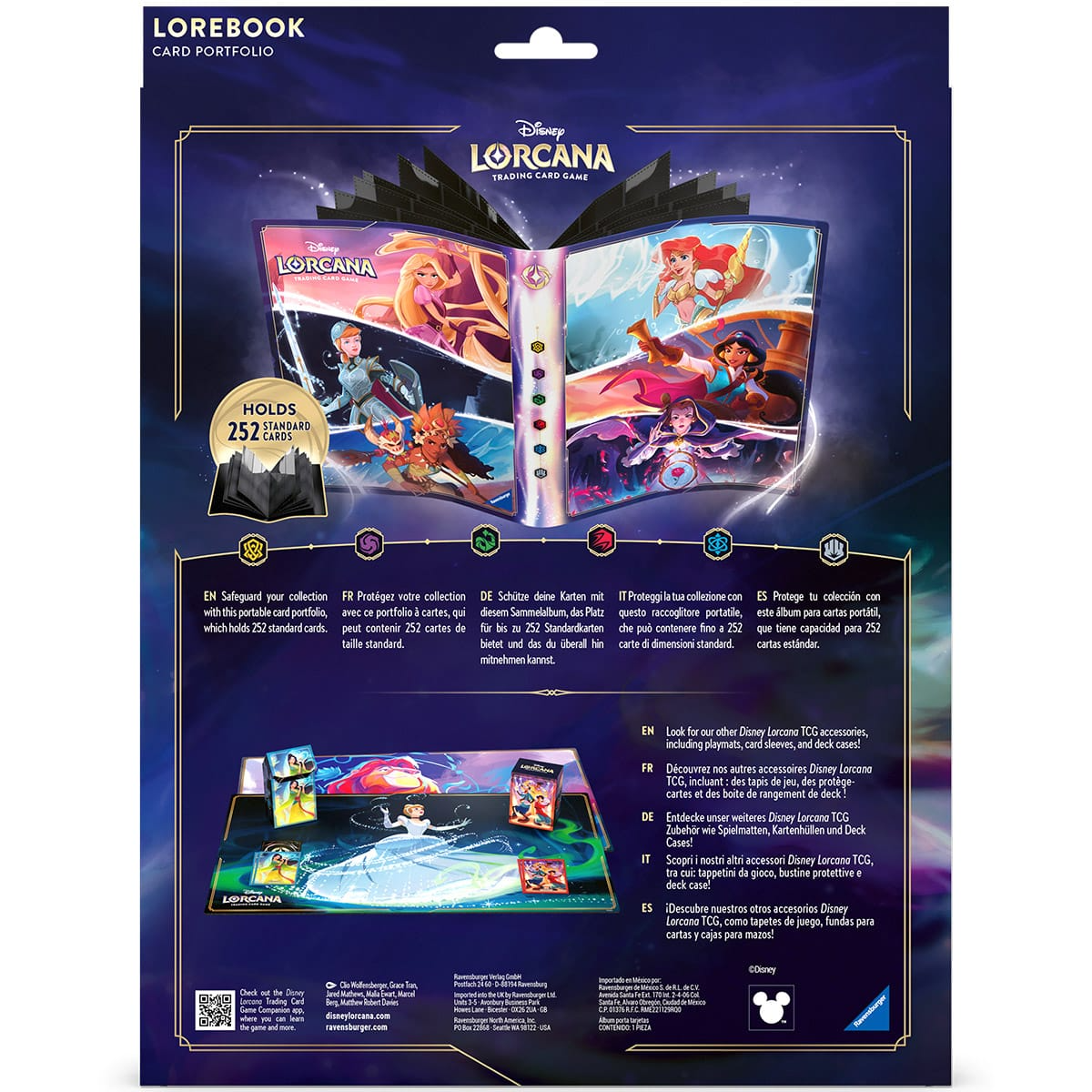 Disney Lorcana TCG "Fabled Princesses" 9-Pocket 252-ct. Lorebook Card Portfolio