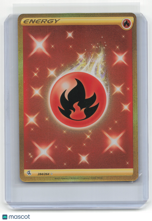 2021 Pokemon Fire Energy Fusion Strike #284/264
