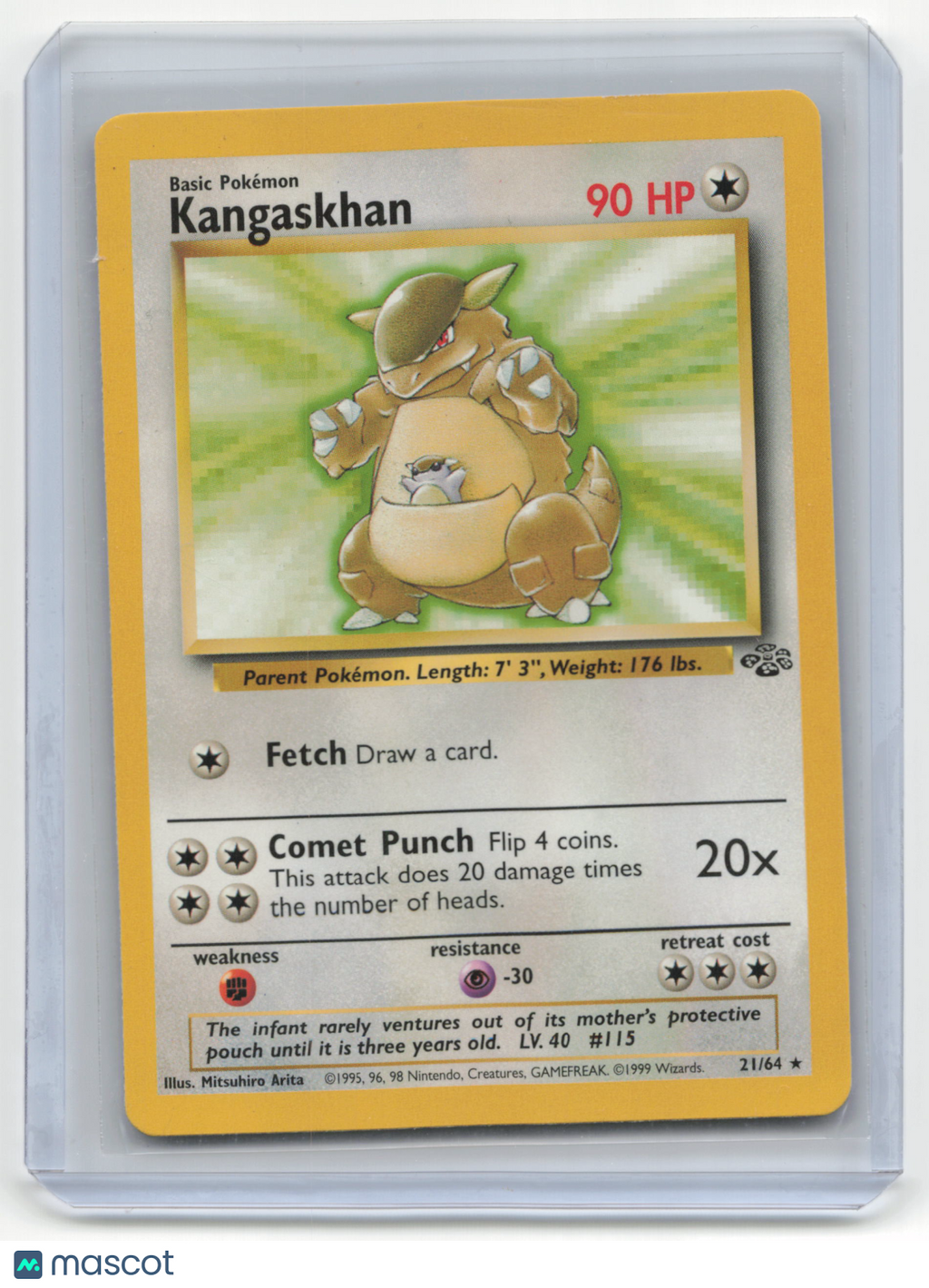 1999 Pokémon—Kangaskhan #5/64 Jungle—