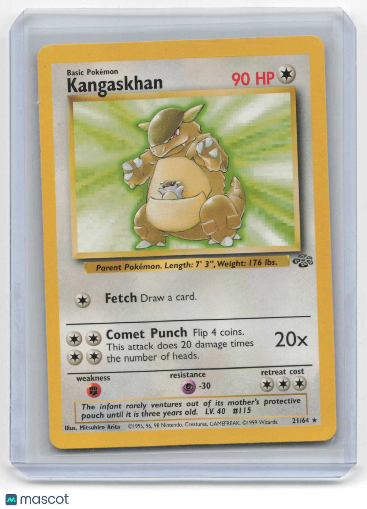 1999 Pokémon—Kangaskhan #5/64 Jungle—
