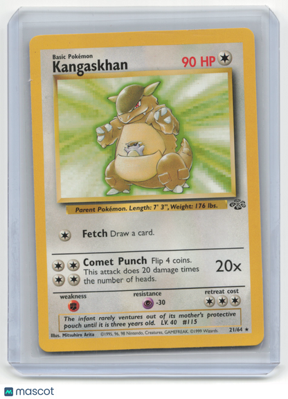 1999 Pokémon—Kangaskhan #5/64 Jungle—