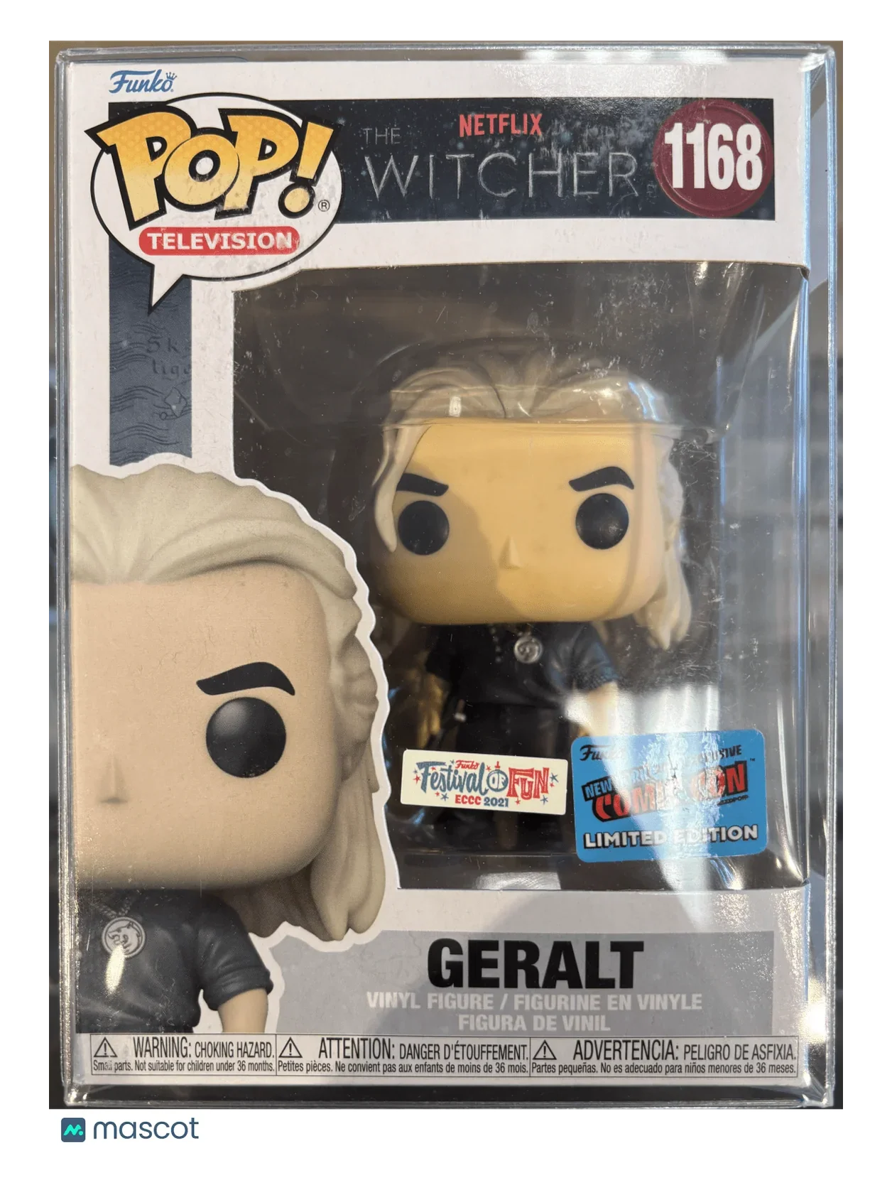 2021 Funko The Witcher NYCC Limited Edition Geralt #1168 - Papa Joey's Collectibles