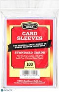 Cardboard Gold Standard 35 Pt. Clear Glossy Card Sleeves 100 Ct - Papa Joey's Collectibles