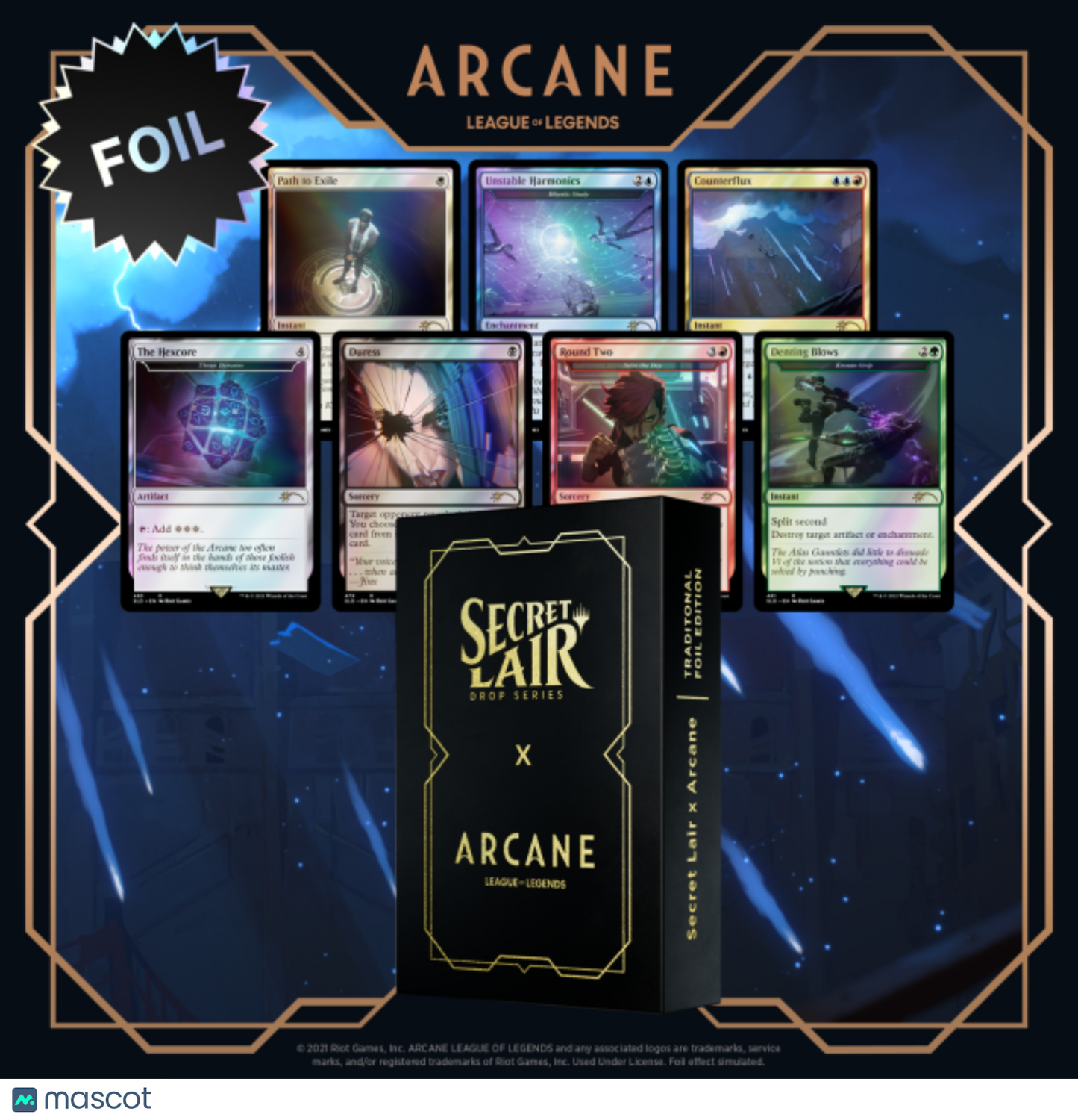 2021 Magic: The Gathering Secret Lair x Arcane (Traditional Foil Edition)