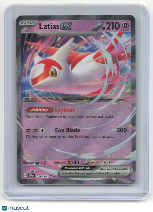 2024 Pokemon TCG Latias EX Surging Sparks #076/191 - Papa Joey's Collectibles
