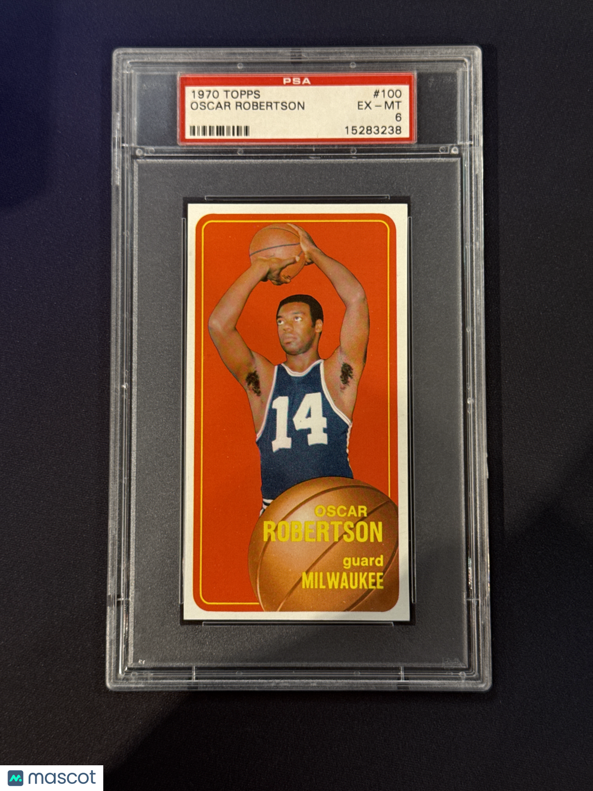 1970 Topps Basketball Oscar Robertson #100 PSA 6