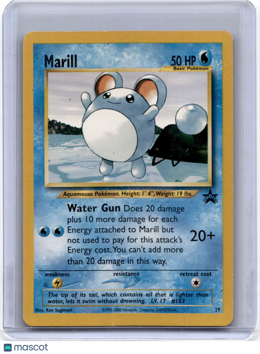2000 Pokemon TCG Marill WOTC Black Star promos #29 English - Papa Joey's Collectibles