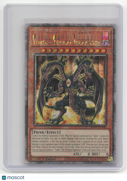 2008 Yu-Gi-Oh! Yubel - The Ultimate Nightmare Quarter Century #RA03-EN190