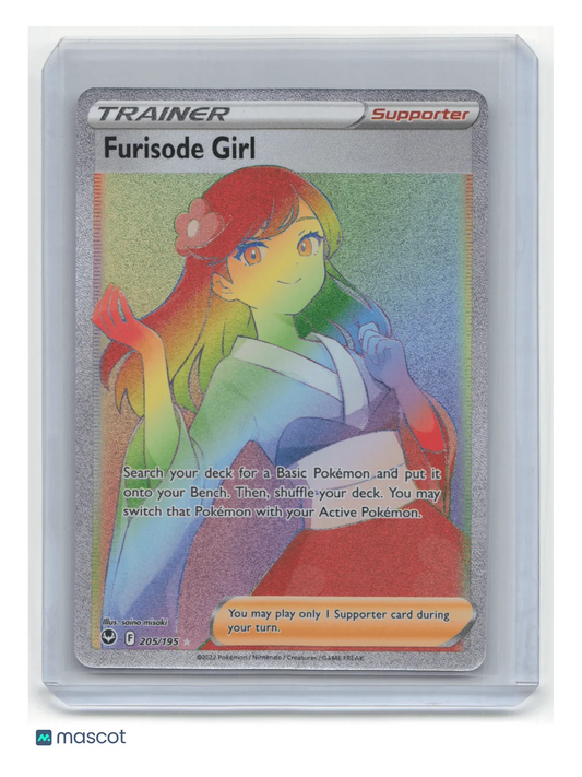 2022 Pokemon Furisode Girl Silver Tempest #205/195 - Papa Joey's Collectibles
