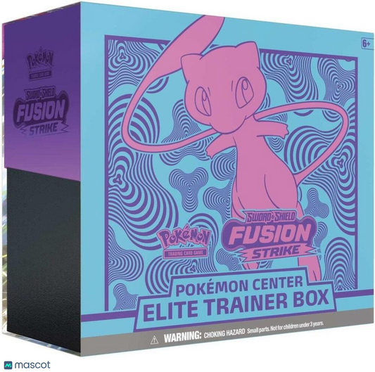 2021 Pokemon Sword & Shield Fusion Strike Pokemon Center Elite Trainer Box