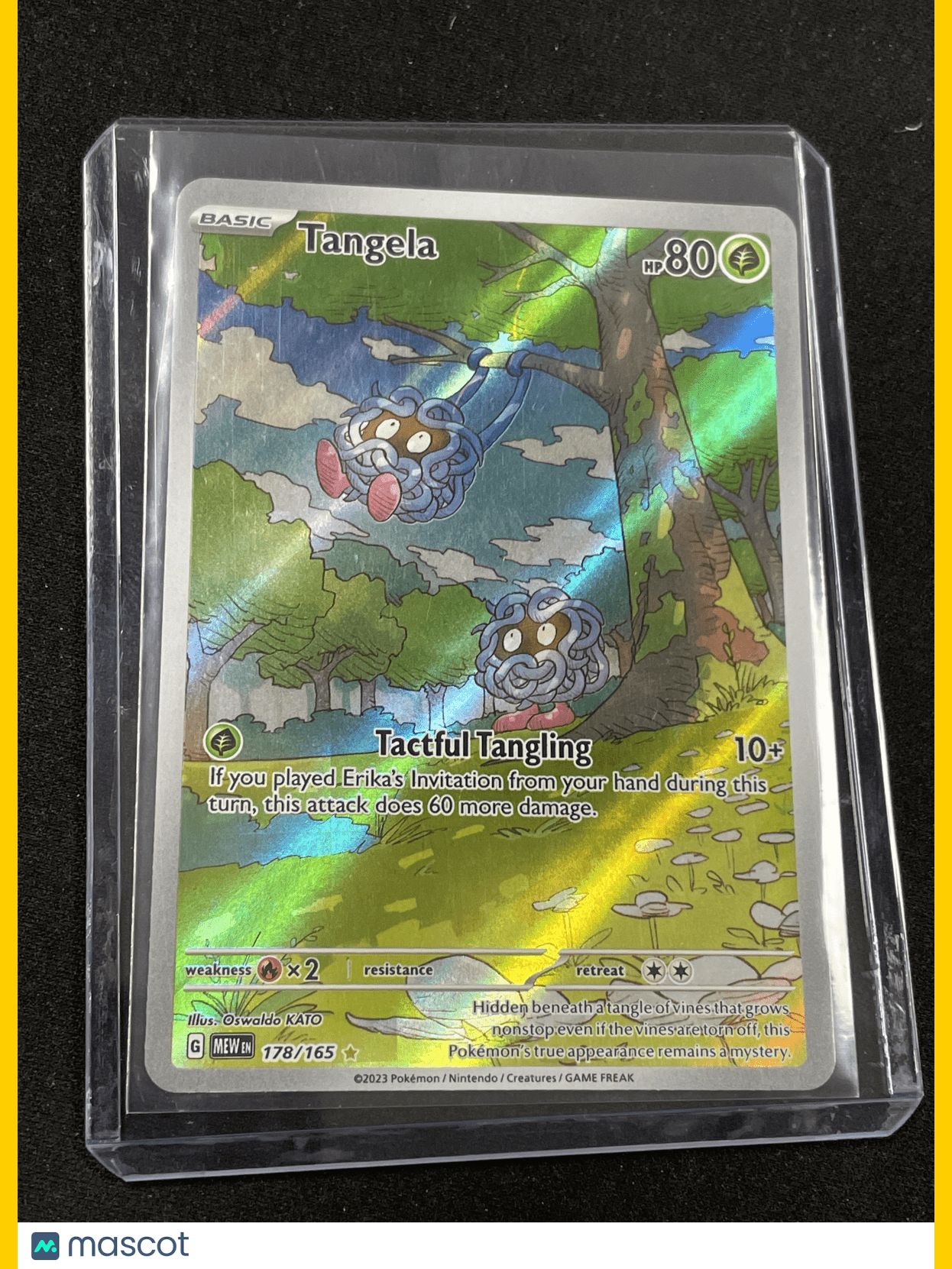 2023 Pokemon Tangela #178/165 Holo