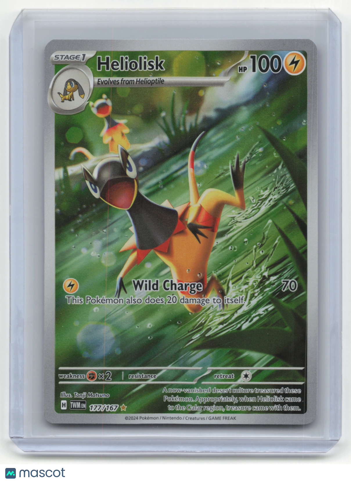 2024 Pokemon Heliolisk Twilight Masquerade #177/167