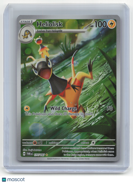 2024 Pokemon Heliolisk Twilight Masquerade #177/167