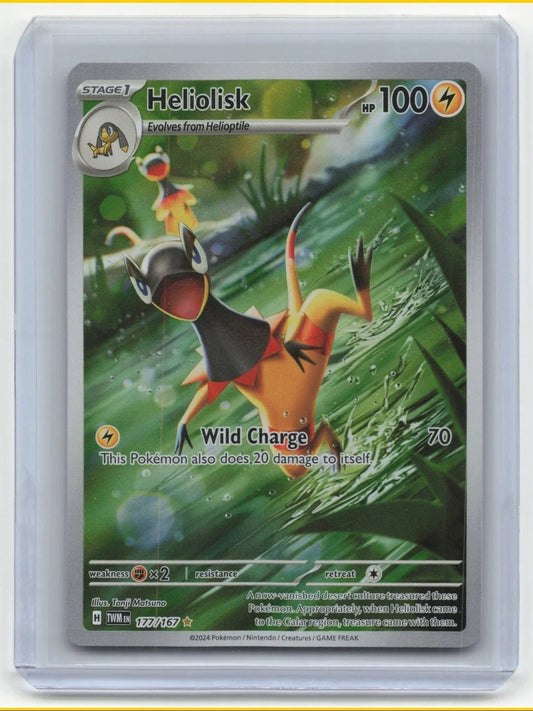 2024 Pokemon Heliolisk Twilight Masquerade #177/167 - Papa Joey's Collectibles