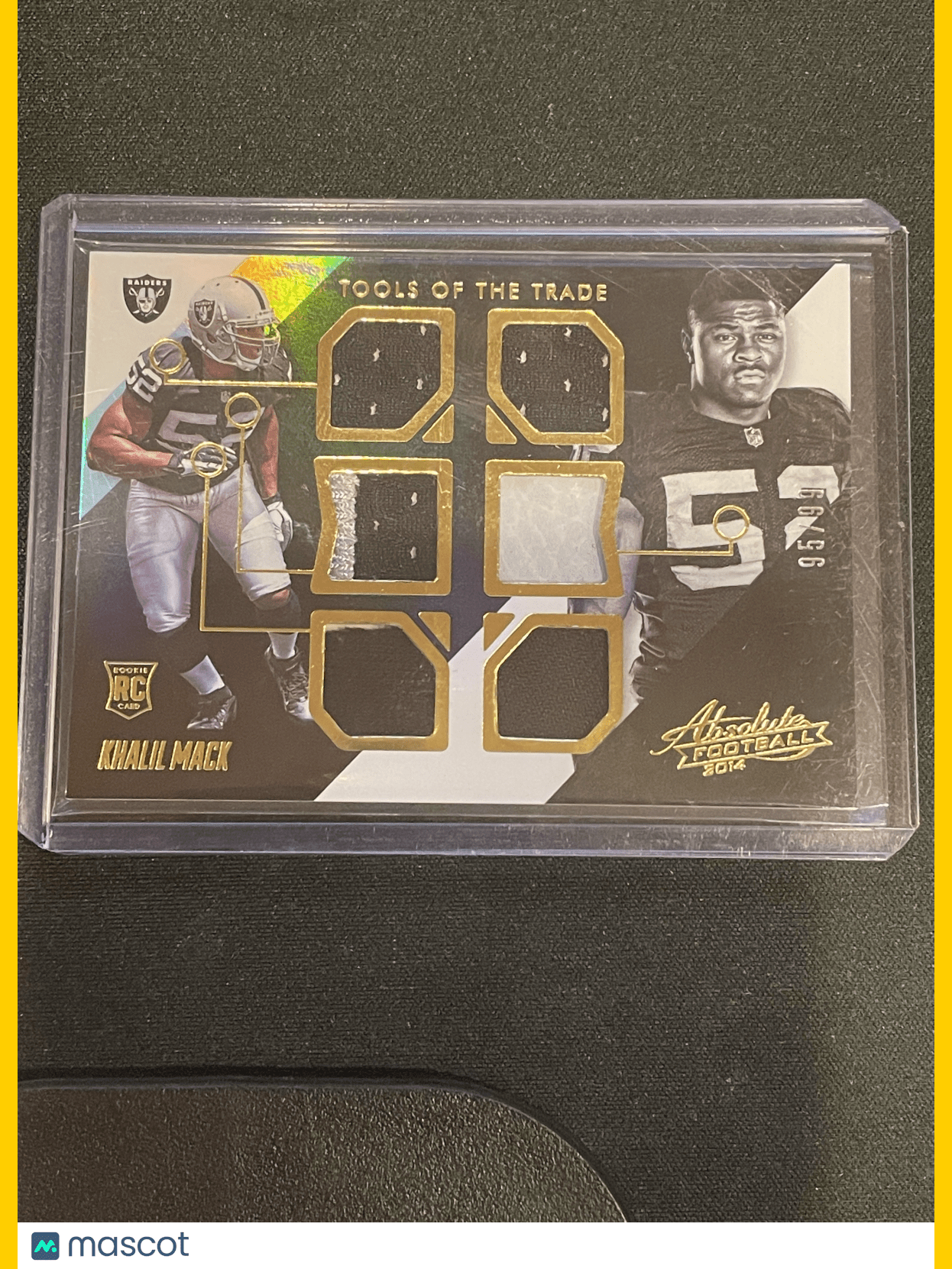 2014 Panini Absolute Football Khalil Mack Relic Tools of the Trade /99 #KM