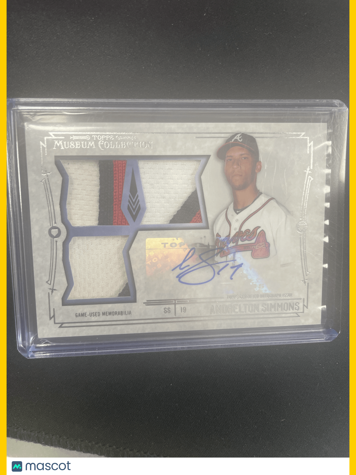 2015 Museum Collection Basketball Andrelton Simmons Autograph Relic #SST-AS