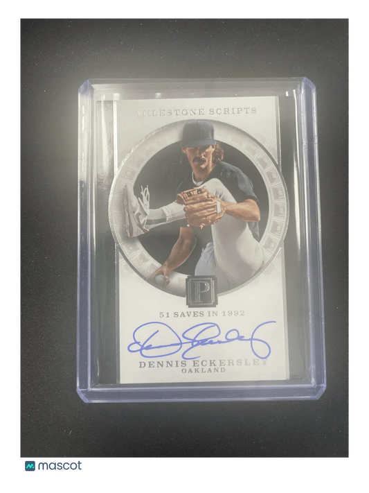 2016 Pantheon Baseball Dennis Eckersley Autograph /99 #MS-DE - Papa Joey's Collectibles