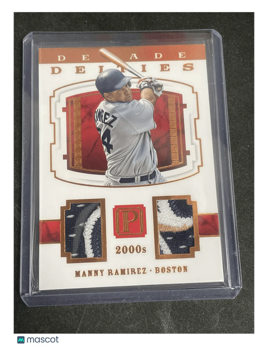 2016 Pantheon Baseball Manny Ramirez Relic /5 #DD-MR - Papa Joey's Collectibles
