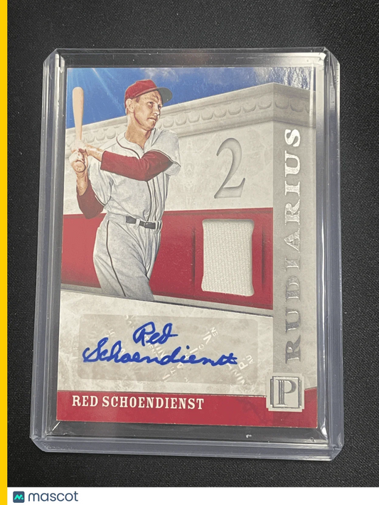 2016 Pantheon Baseball Red Schoendienst Autograph Relic #/199 - Papa Joey's Collectibles