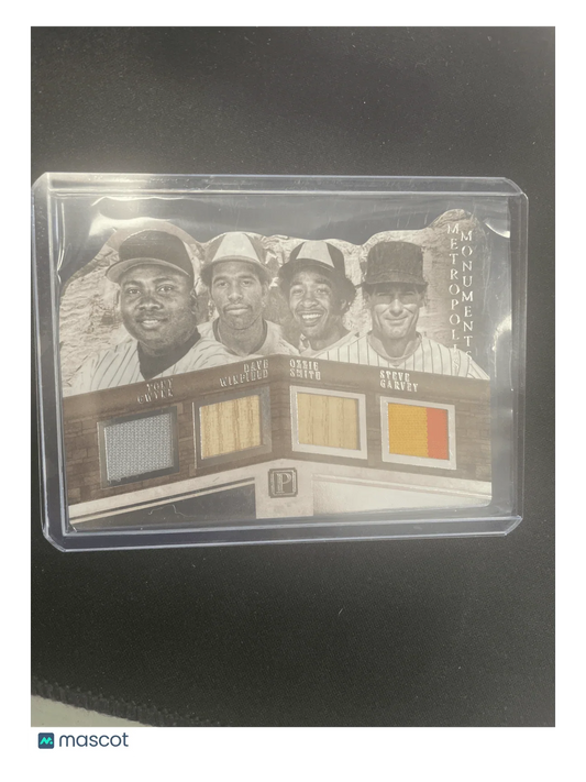 2016 Pantheon Baseball Smith Garvey Gwynn Winfield Relic #MM-SDP - Papa Joey's Collectibles