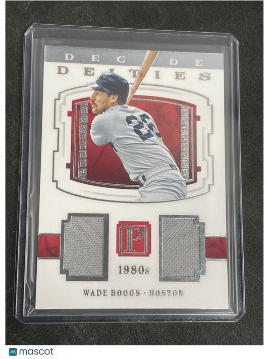 2016 Pantheon Baseball Wade Boggs Relic 1/99 #DD-WB - Papa Joey's Collectibles