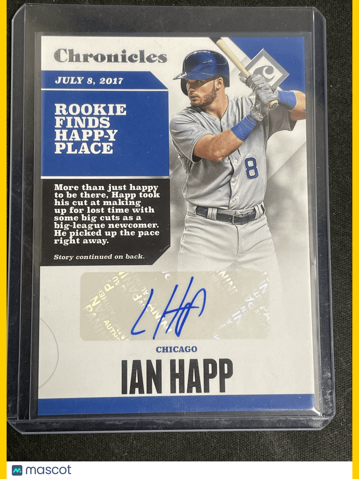 2017 Chronicles Baseball Ian Happ Autograph