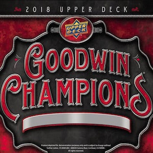 2018 Upper Deck Goodwin Champions Hobby Box