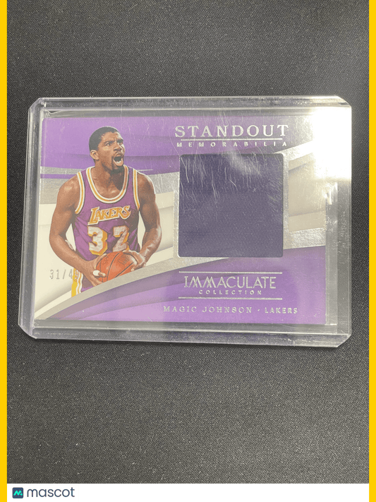 2018 Immaculate Basketball Magic Johnson Relic /49