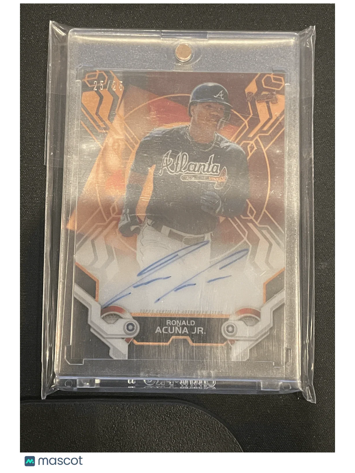 2019 Topps High Tek Baseball Ronald Acuna Jr Autograph /25 #HTA-RA - Papa Joey's Collectibles
