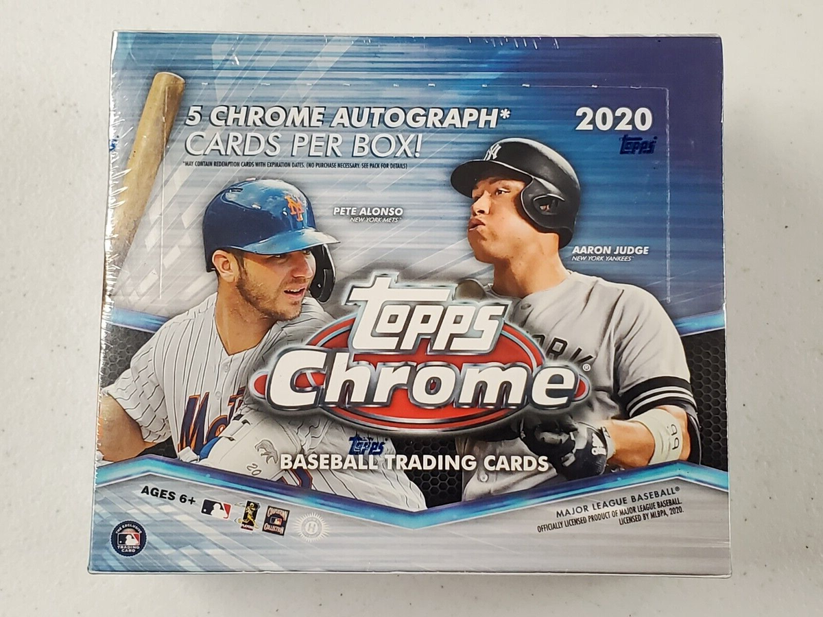 2020 Topps Chrome - Baseball - Hobby Jumbo Box