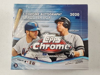 2020 Topps Chrome - Baseball - Hobby Jumbo Box