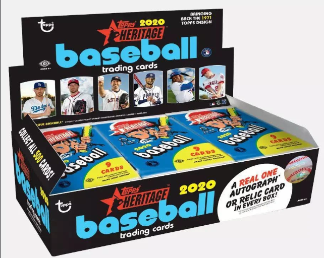 2020 Topps Heritage Baseball Hobby Pack