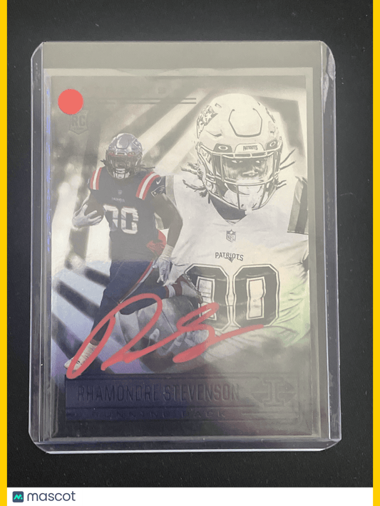 2021 Illusions Football Rhamondre Stevenson Autograph w/COA #95