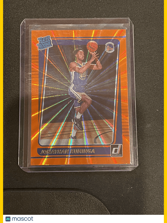 2022 2021-22 Panini Donruss Basketball Jonathan Kuminga Orange Laser #240