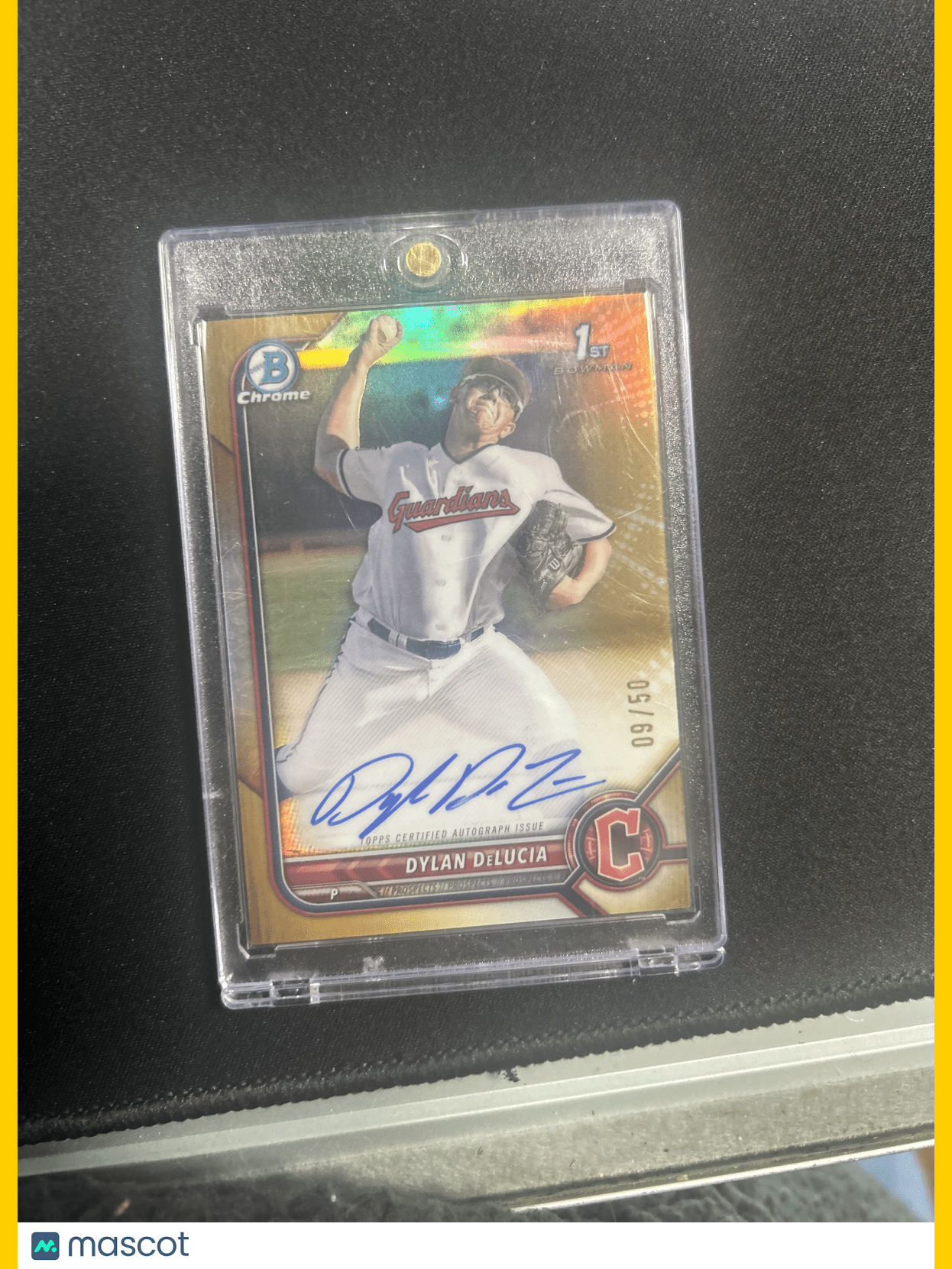 2022 Chrome Baseball Dylan DeLucia Autograph /50 #CDA-DDA