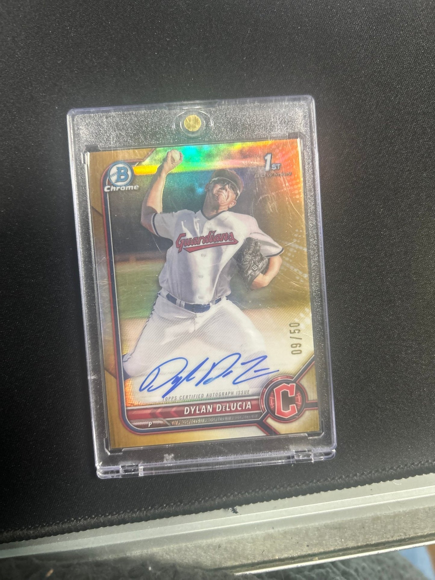 2022 Chrome Baseball Dylan DeLucia Autograph /50 #CDA-DDA