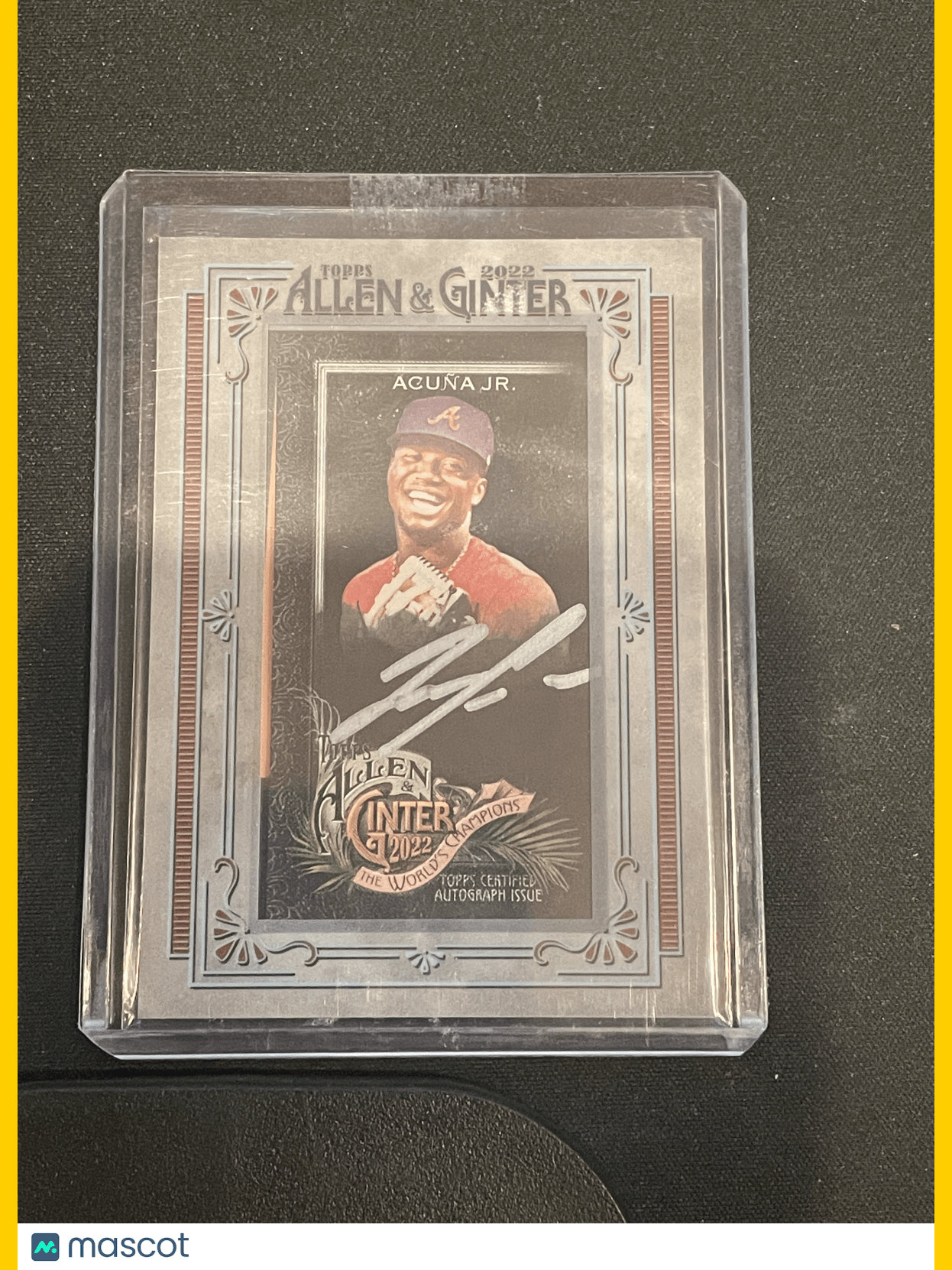 2022 Topps Allen Ginter Baseball Ronald Acuna Jr Autograph /25 #MA-RAJ