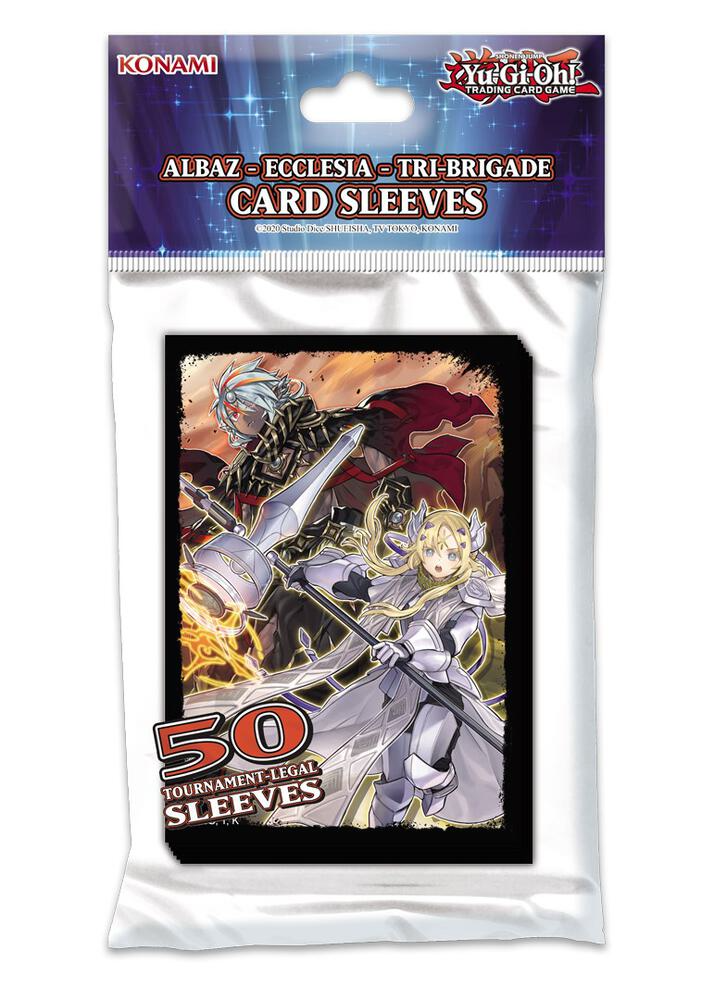 2022 YuGiOh! Albaz - Ecclesia - Tri-Brigade Card Sleeves (50-Pack)