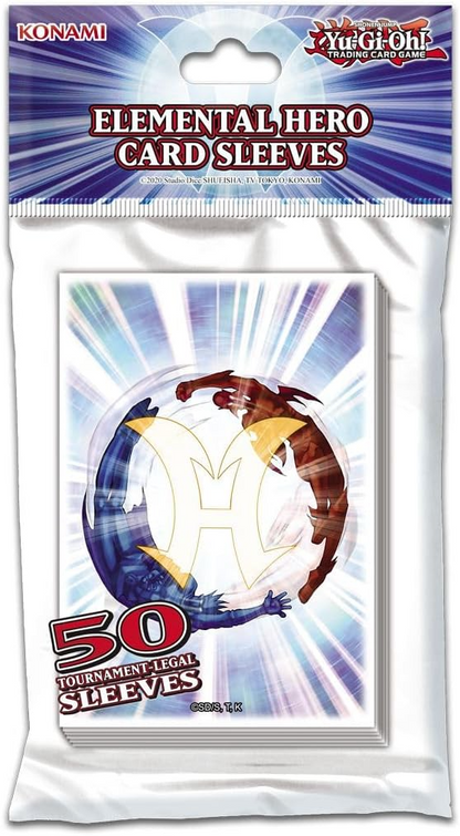 2022 YuGiOh! Elemental Hero Card Sleeves (50-Pack)
