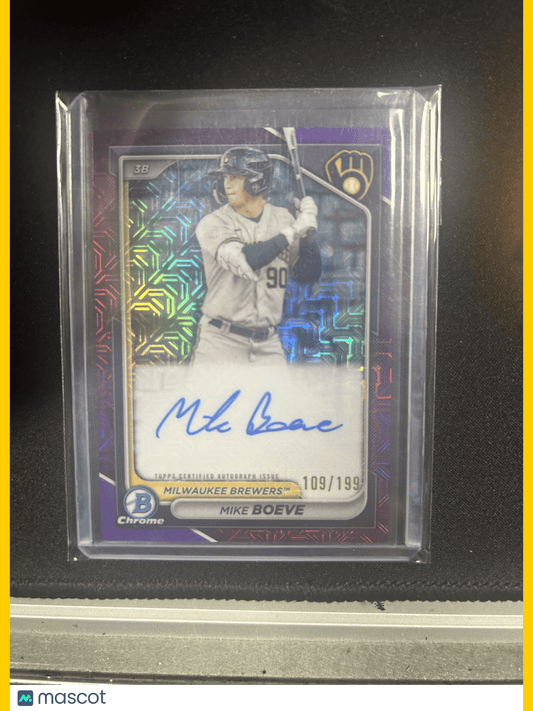 2023 Chrome Baseball Mike Boeve Autograph /199 #BMA-MB