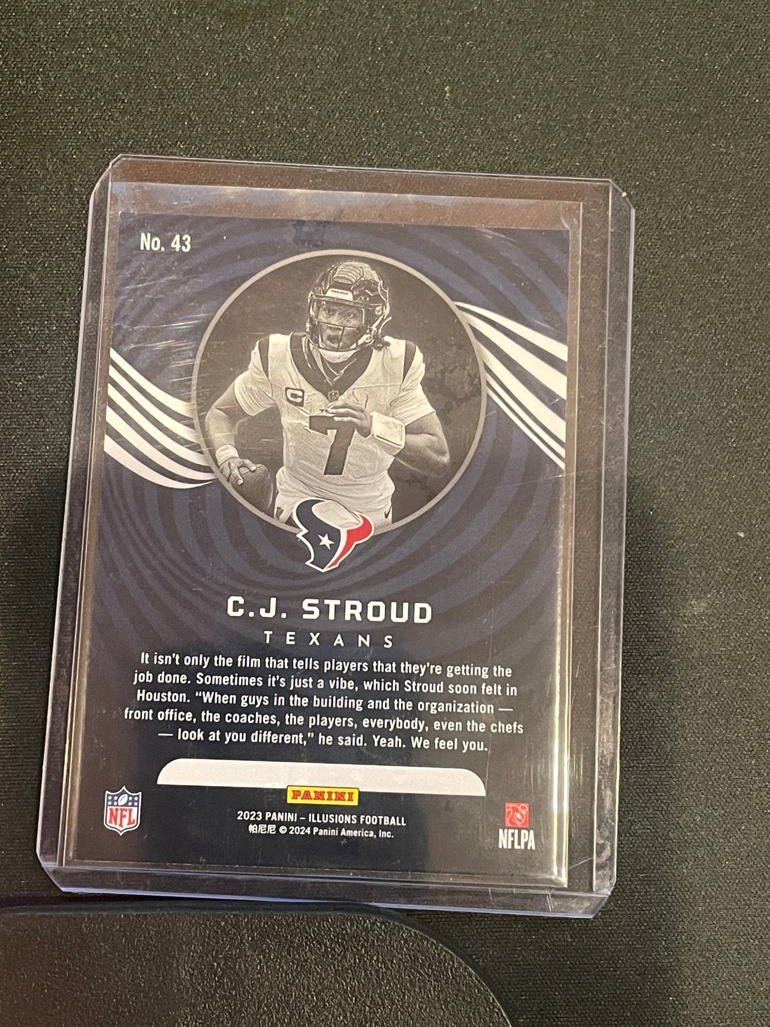 2023 Panini Illusions Football CJ Stroud Dots Case Hit #43