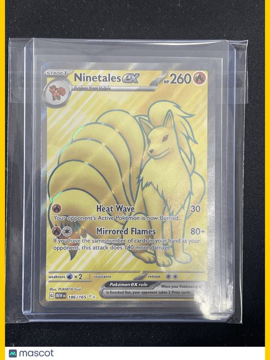 2023 Pokémon TCG Ninetales ex #186/165