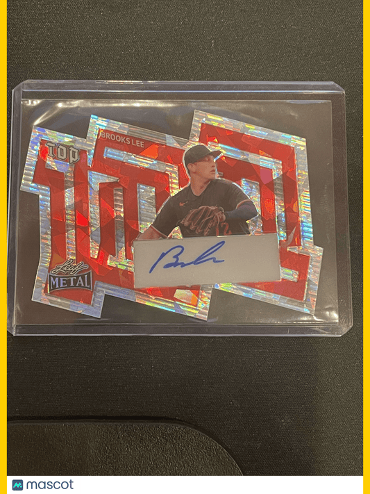 2024 Leaf Metal Baseball Brooks Lee Autograph /10 #T-BL1