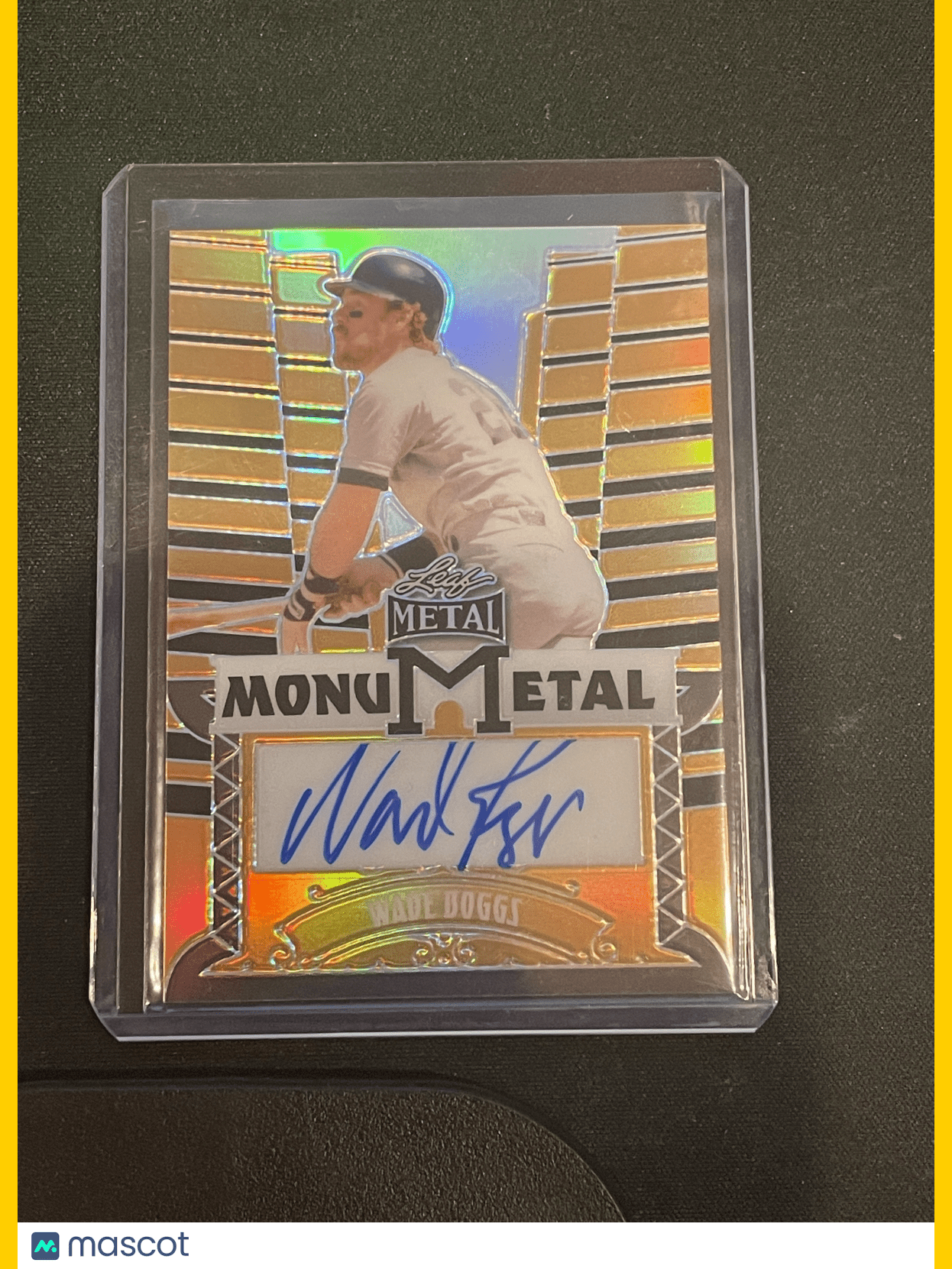 2024 Leaf Metal Baseball Wade Boggs Autograph Monumental 1/1 #MM-WB1